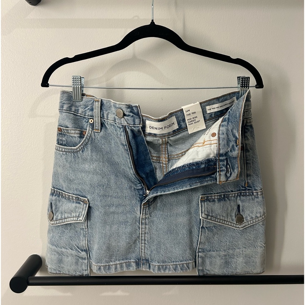 Denim Forum Light Blue Denim Skirt